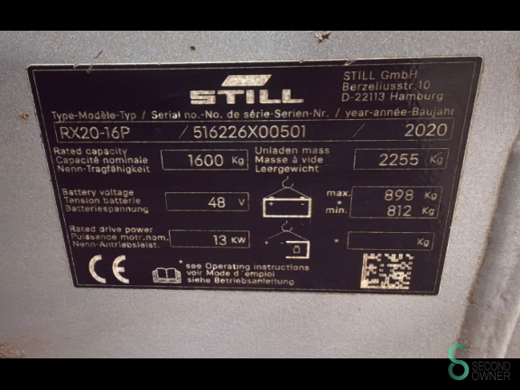 Still RX20-16P WKH10.145 10 17622